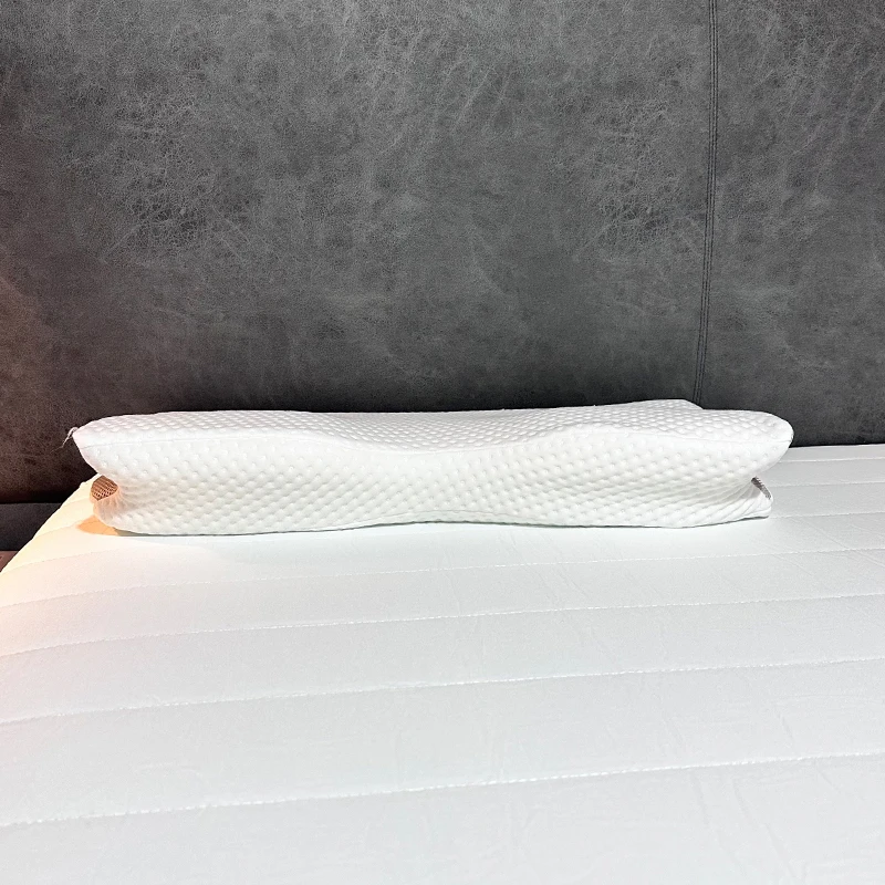 New Fashion High Quality Ergonomic Cervical Neck Body Bed Wedge Butterfly Molded PU Sponge Pillow