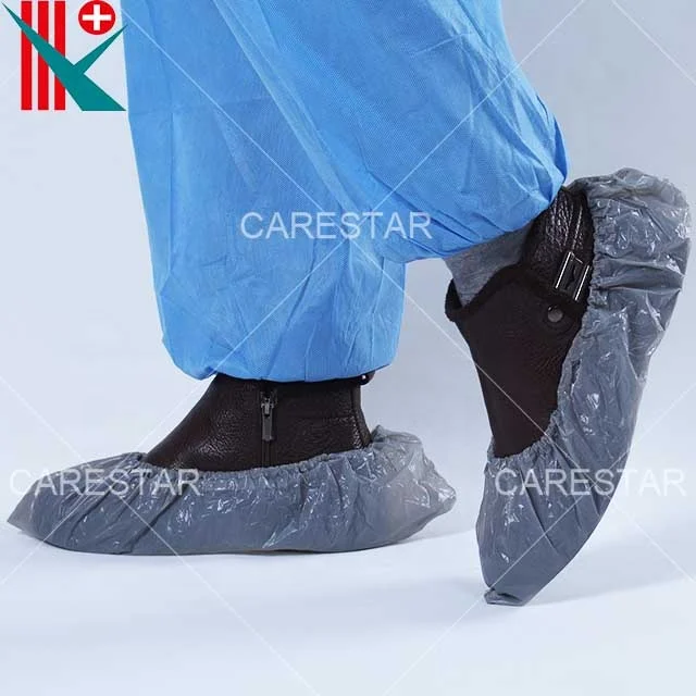 
Disposable PE Shoe Cover, Made by Hand 