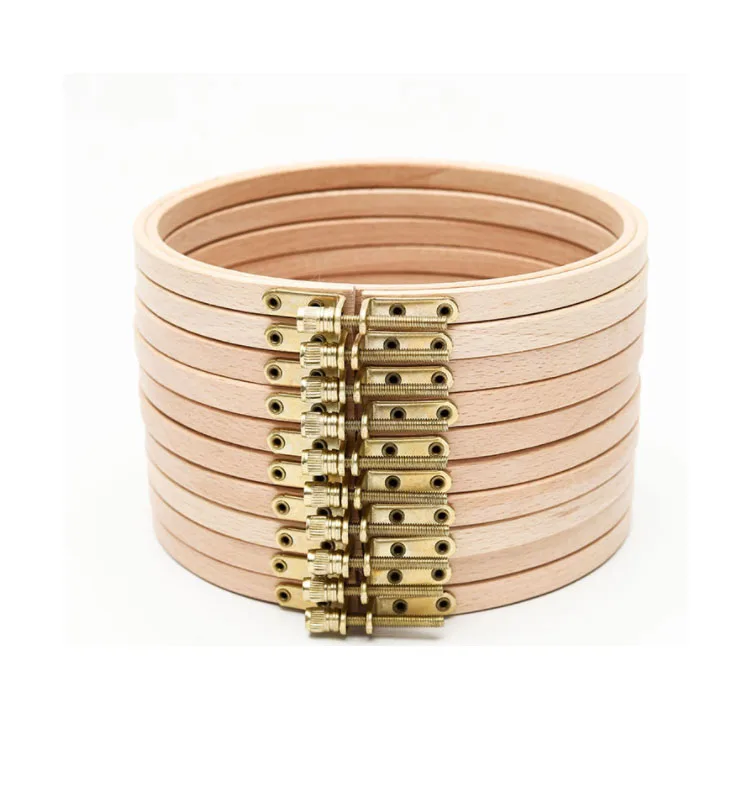 Сверхмощная деревянная рама из бука, круглая игрушка для вышивки крестиком, кольцо-обруч для вышивки