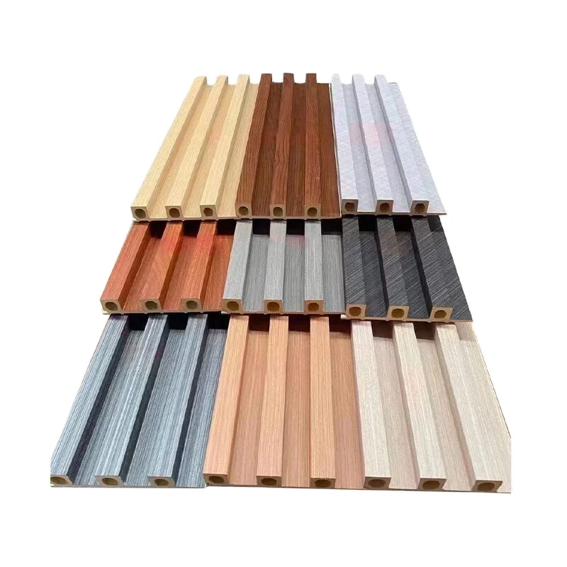 Indoor Great Wall WPC Cladding Wall Panel Fluted WPC Internal Wall Panel for Home Living Room