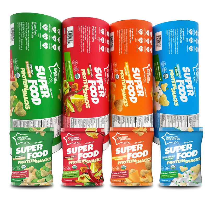 Customize print food grade plastic laminated roll film for packing snack food packaging bag potato chip packaging bag film roll