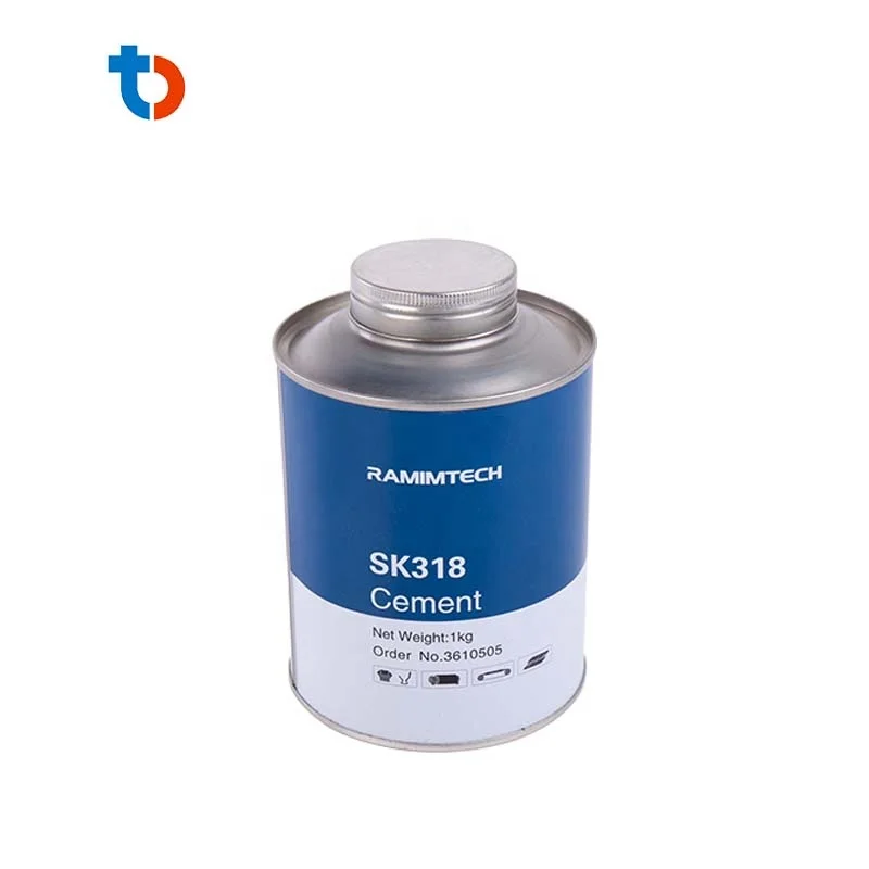 Mining conveyor belt through hole rapid repair cold vulcanizing solution cold bonding rubber bonding cement