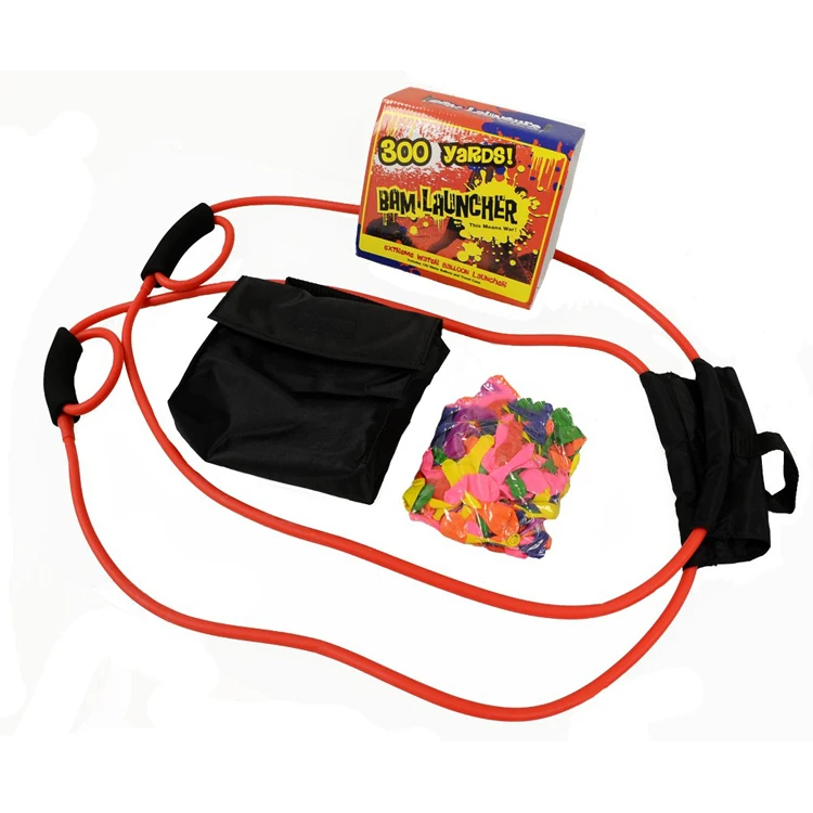 200 yards Three Person Water Balloon Bomb Launcher Toy Slingshot
