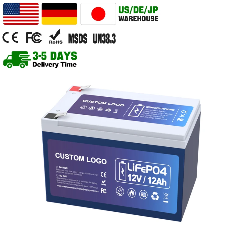 Lifepo4 12v 12ah Battery Pack 12 Volt 12ah Lithium Iron Battery deep cycle