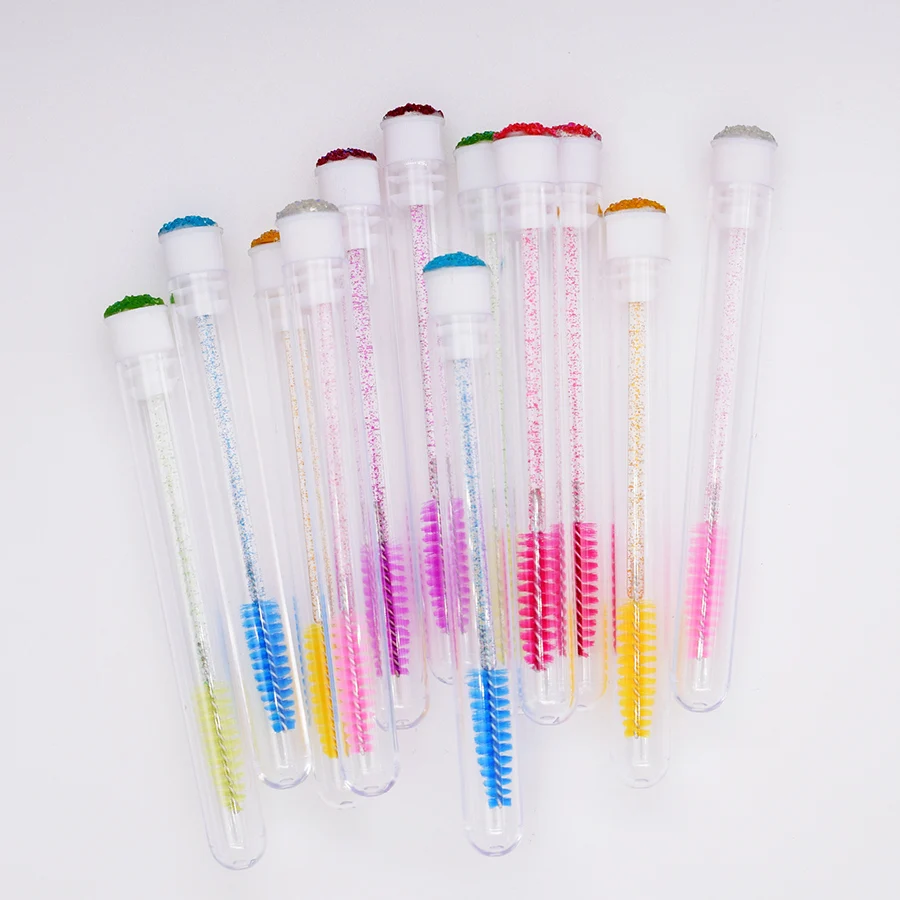 LashPlus Eco-Friendly Eyelash Wand Holder Cleaner Cover Cases Custom Lash Cleaner Brush And Empty Mascara Tubes With Brush