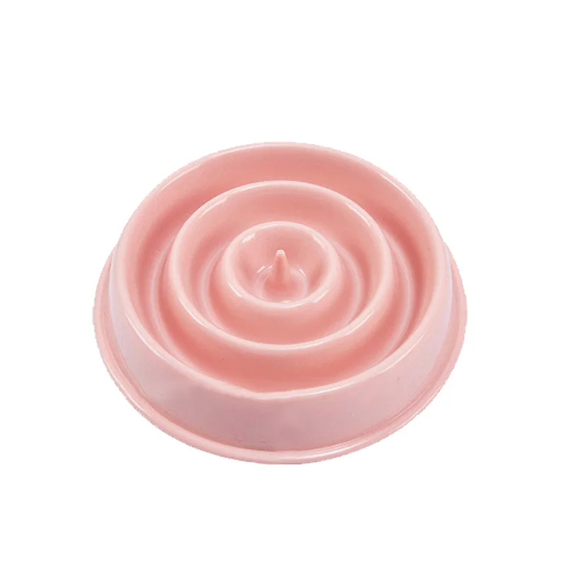 plastic slow eating bowl for the dogs cats food durable gift for your pets