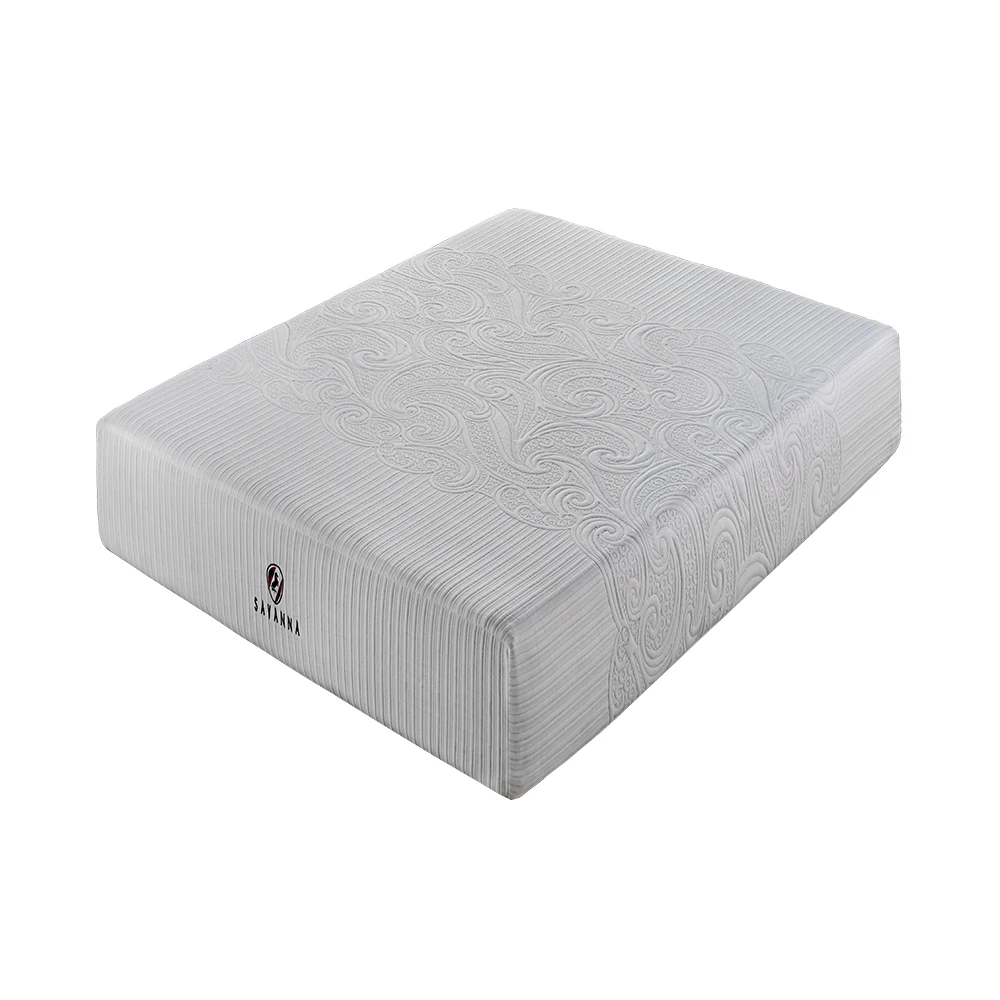 Мебель для спальни, гибридный пружинный матрас из пены с эффектом памяти, кровать в коробке