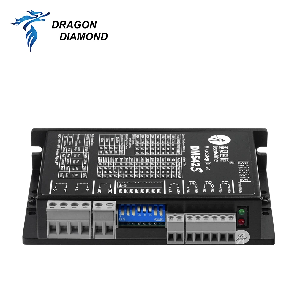 Leadshine DM542S Stepper Motor Driver For 57 86 Series 2-phase 20-50VAC 1.0-5A Digital Stepper Motor Driver