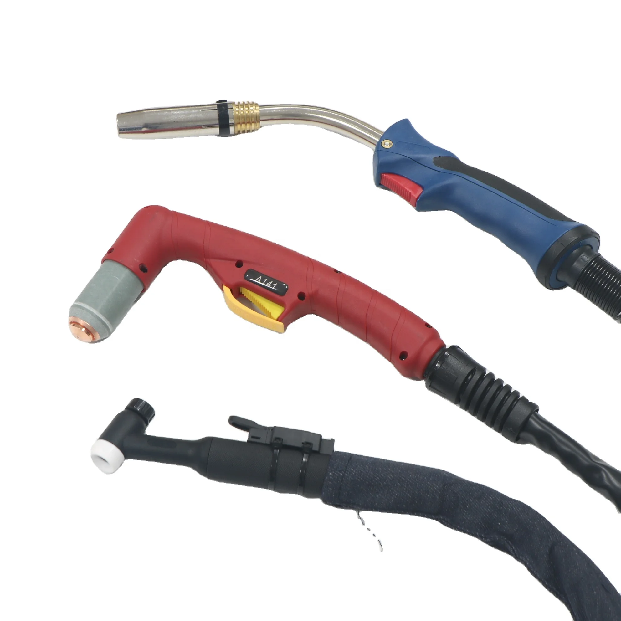 High quality tig welding torches with tig weld accessories for argon welding