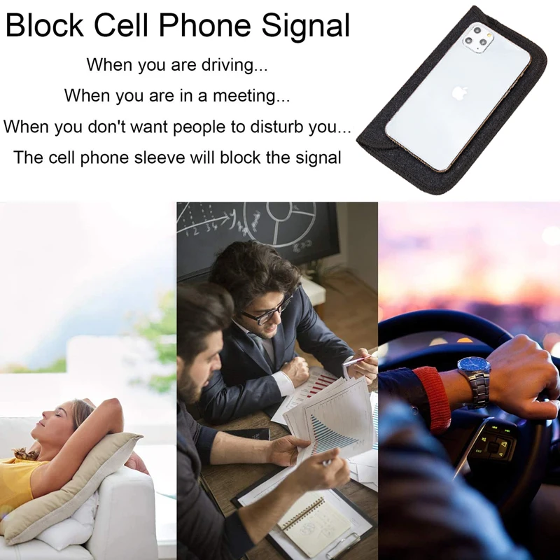 Anti-Radiation Faraday Bag Pregnant Phone islolted Signal Shielding Blocked Gps Rfid Signal Blocking Handy Wallet Case Blocker