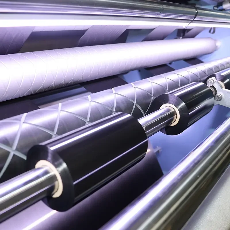 Most Professional Automatic Thermal Card Printer Ribbons Slitting Machine Rewinder turret slitter rewinder