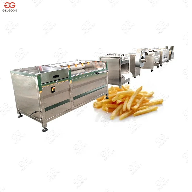 30-50kg/h Simple Potato Chips Making Machine|Frozen Potato Chips Cutting Machine|Potato Chips Production Line Price