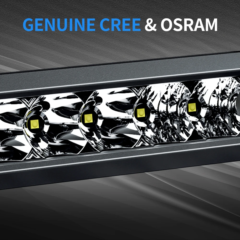 AURORA Patent New Arrival USA Designed  Screwless LED Bar Light 100W 22 Inch Slim Led Light Bar