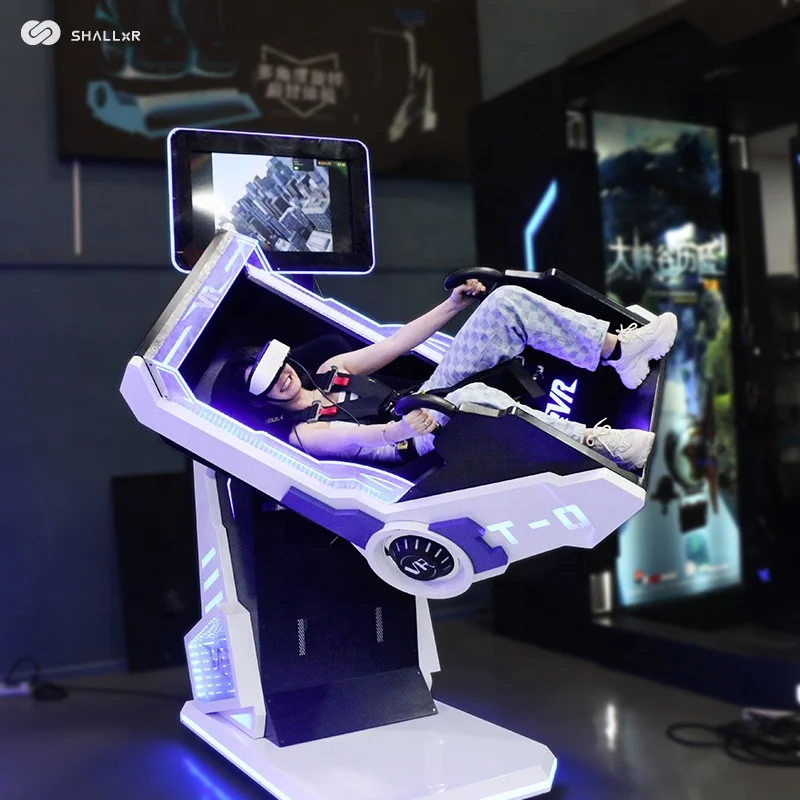ShallxR Indoor Playground Roller Coaster Vr Machine Virtual Reality 9D VR Roller Coaster Airbus Flight Simulator