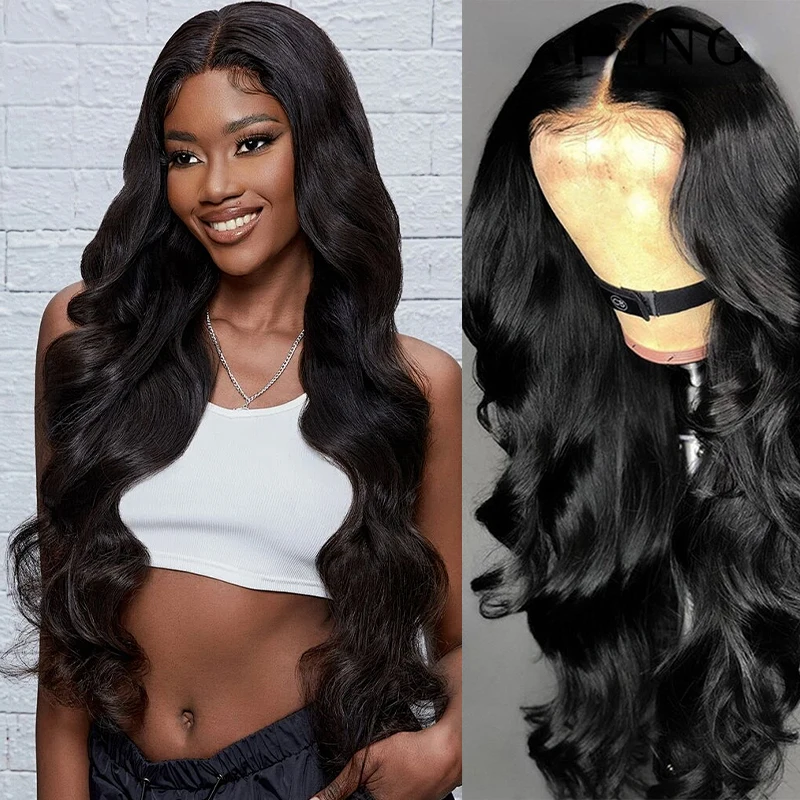 European and American Wig Head Set in the Long Curly Hair Black Big Wave Wig Female Human Hair Natural wig