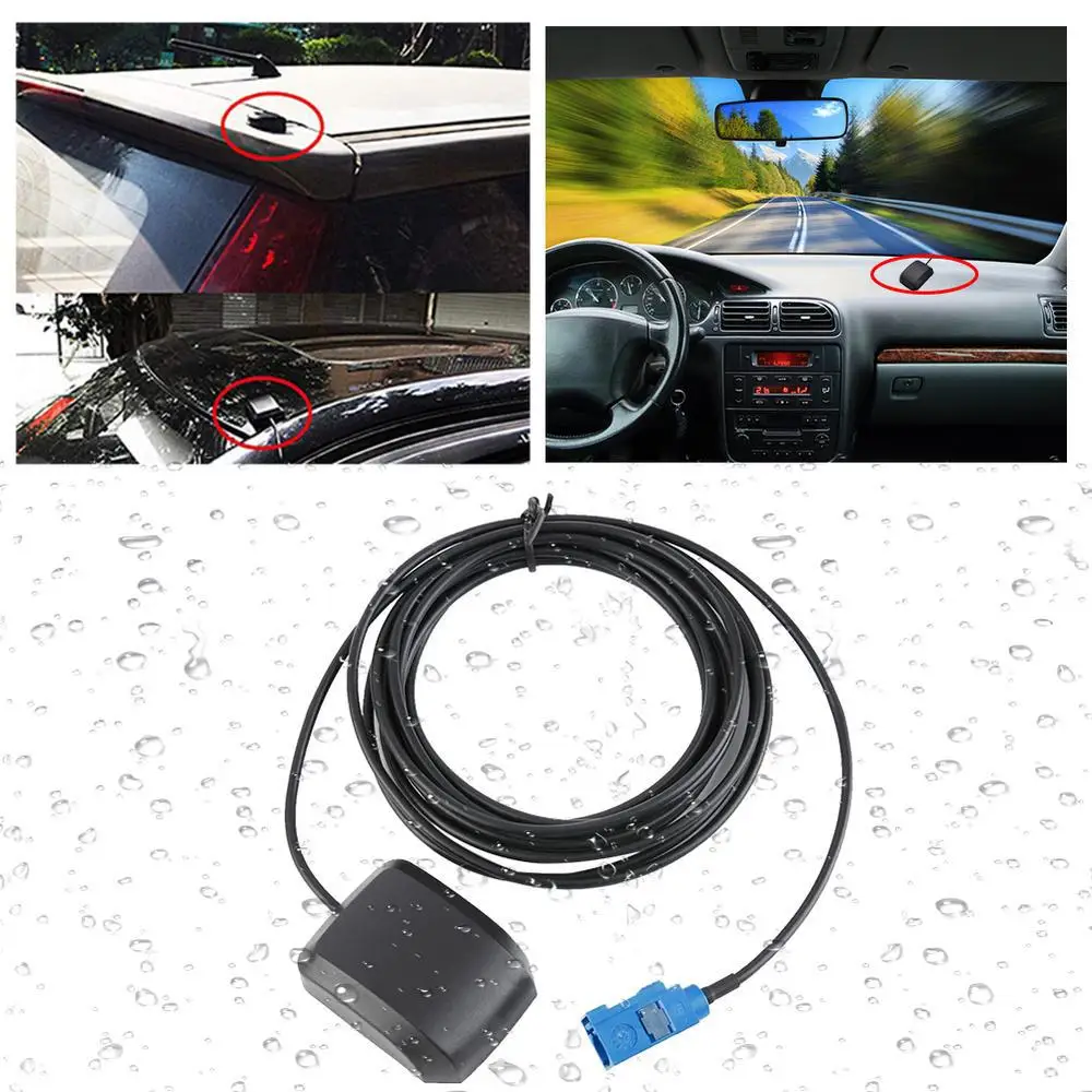 Factory price GPS car DVD navigation satellite positioning blue FAKRA-C interface external antenna