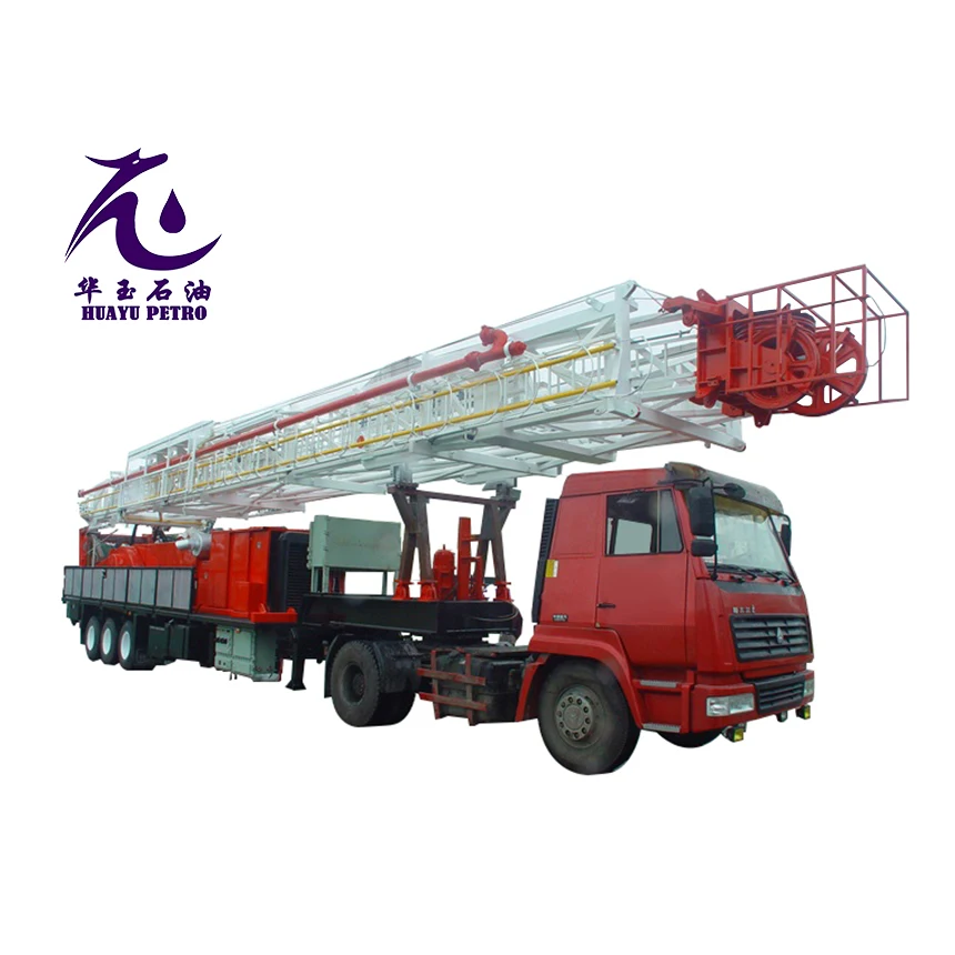 Hot Sale 4000 Meters Deep ZJ40T/ZJ40DT High Quality Trailer-mounted Drilling Rigs