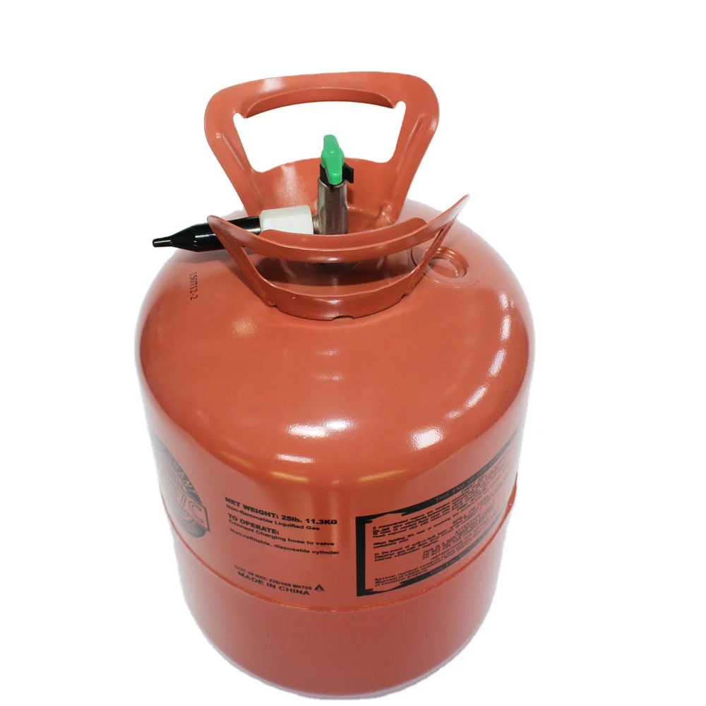 13.6L Helium Gas Small Bottle And Foil Balloon Kit Festival 99.9% Balloon EC 13 Disposable Helium Gas Canister