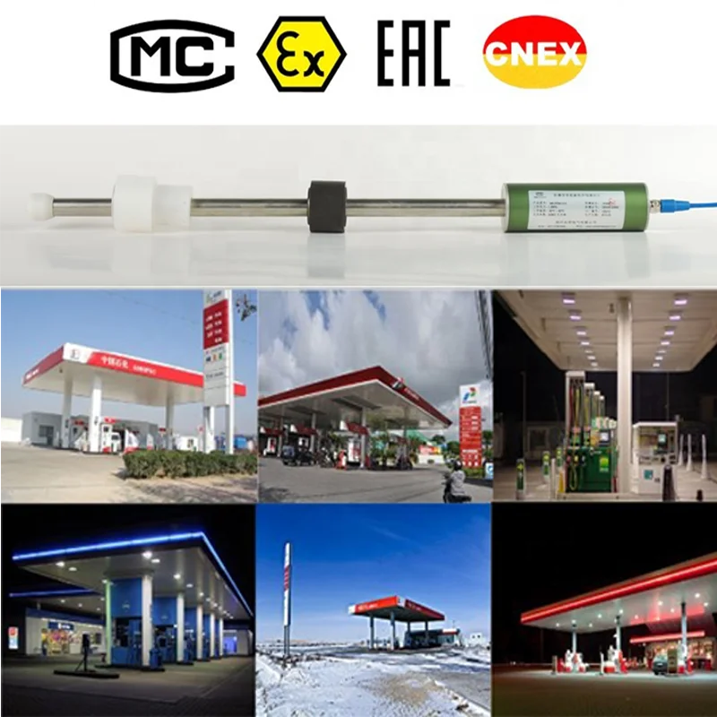 Petrol station equipment magnetic float diesel tank level gauge