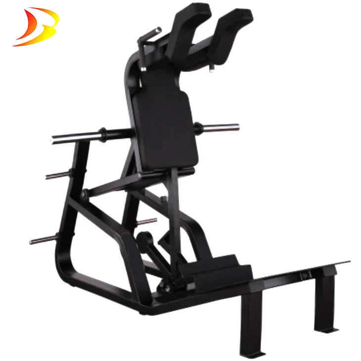 vertical gym fitness standing calf raise gym equipment machine exercise 45 degree leg press hack v squat plate loaded