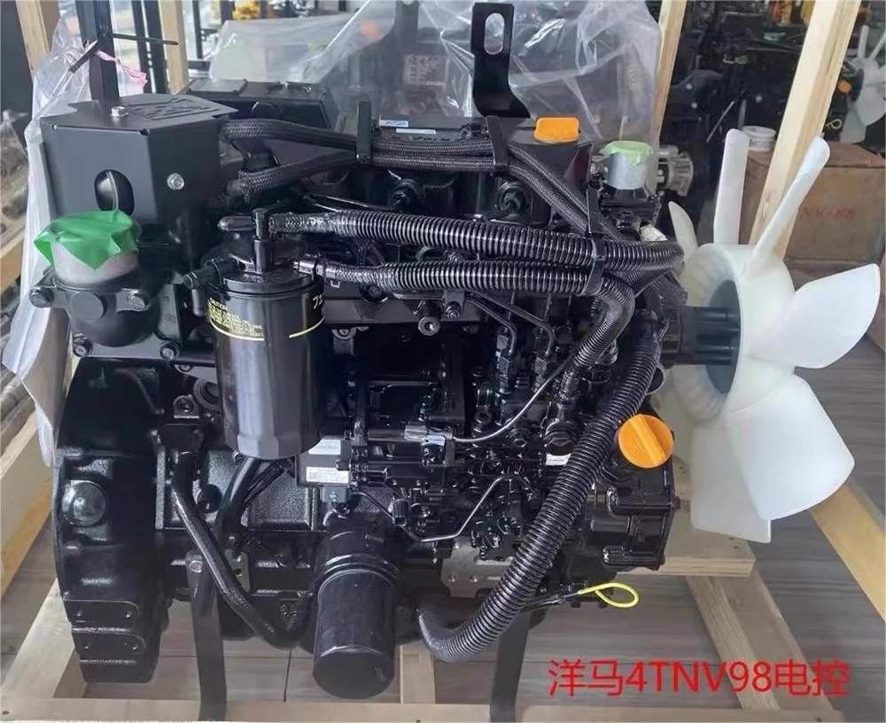 Excavator Complete Motor Assy Diesel Engine Assembly 3Tne84 4Tnv94 4Tnv94L 4Tne88 4Tnv88 4Tne98 4Tnv98 3Tnv88 For Yanmar Engine