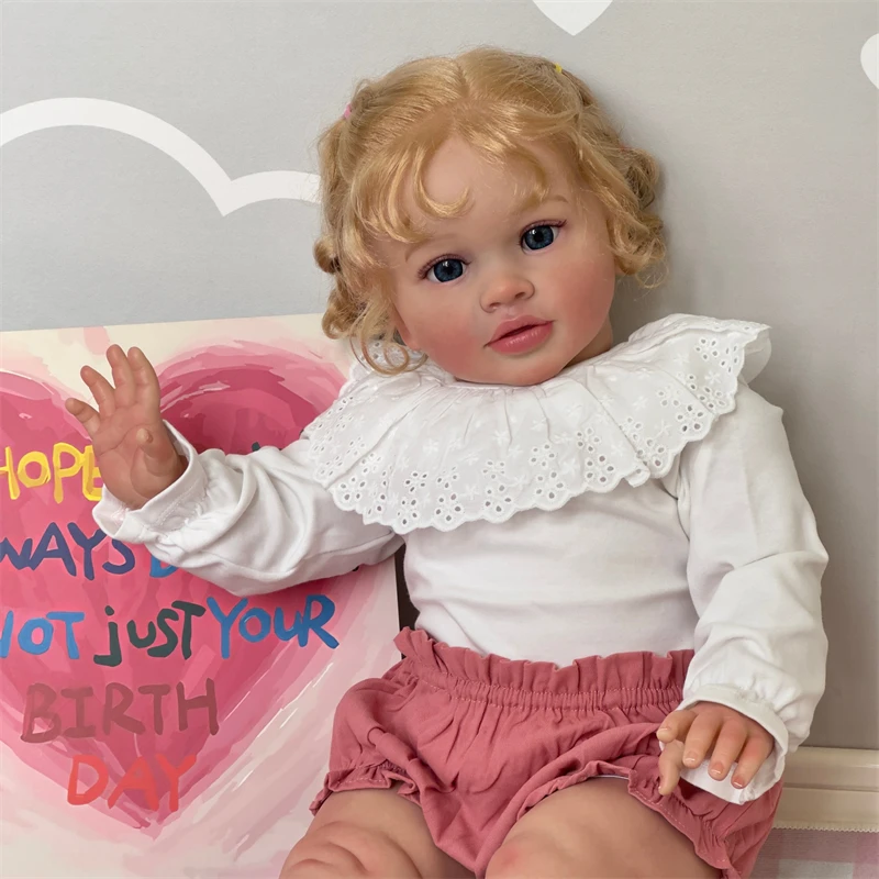NPK 66Cm Already Painted Finished Doll Toddler Huge Baby Size Popular Lifelike Soft Touch 3D Skin Art Reborn Doll
