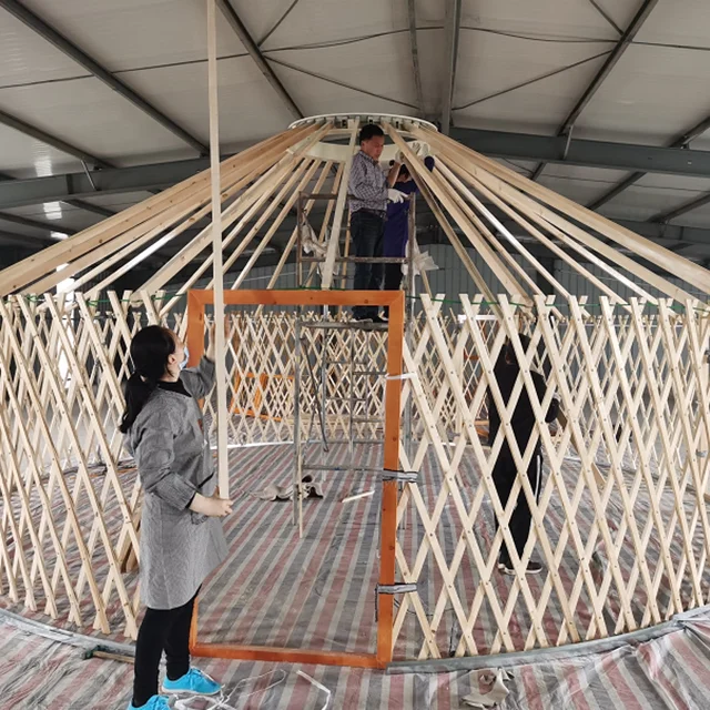 mongolian yurta glamping dome luxury yurt house with bathroom