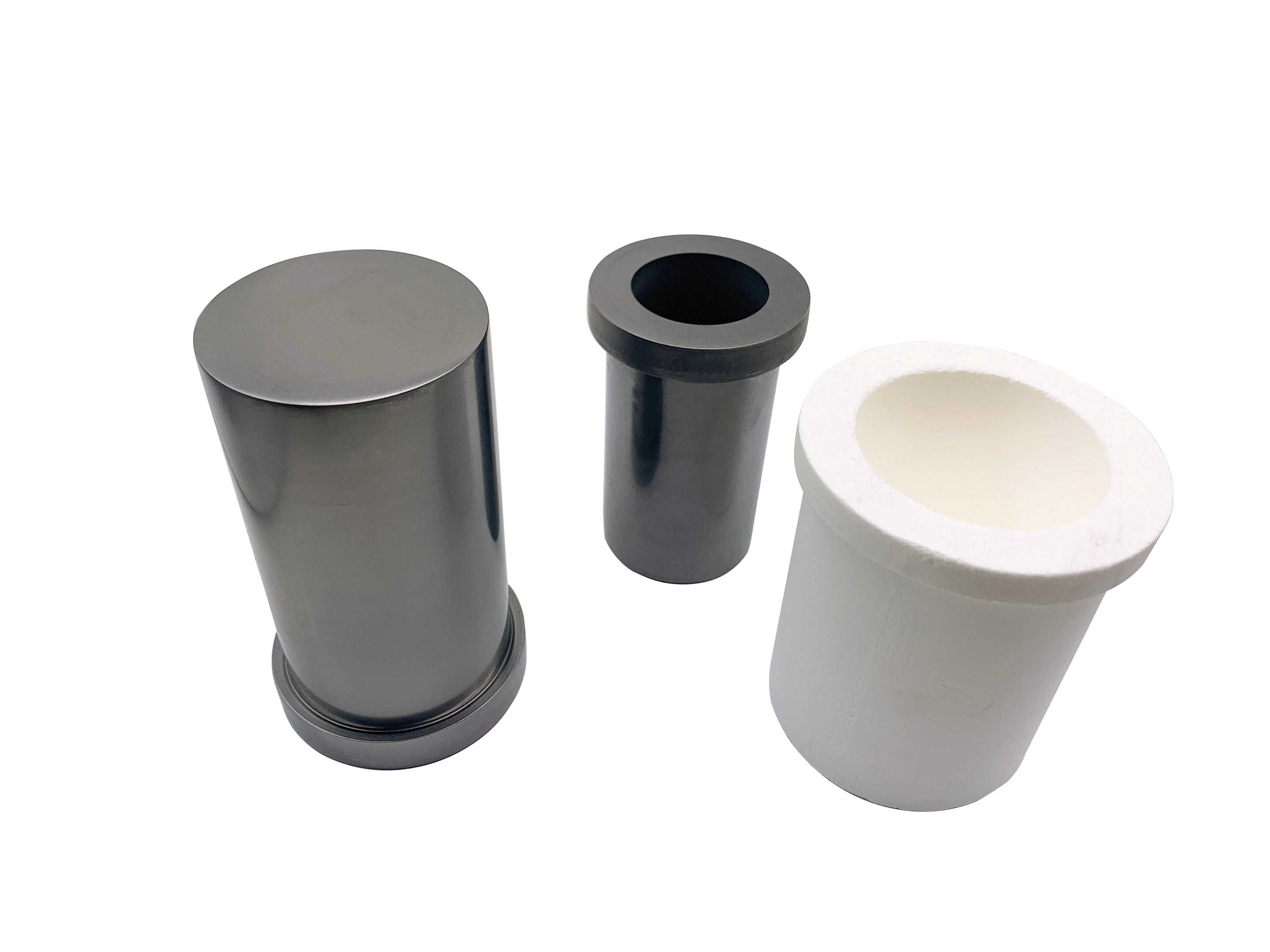 High purity graphite crucible with quartz jacket for medium and high frequency induction furnace melting gold, silver, and other