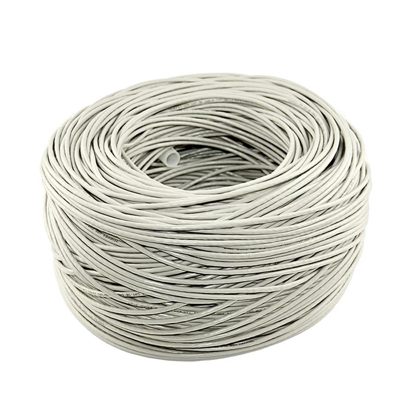 China Supplier OEM ODM Eco-Friendly Copper CCA 305M UTP Cat5e Cable Box Package Network Ethernet Wire Spool
