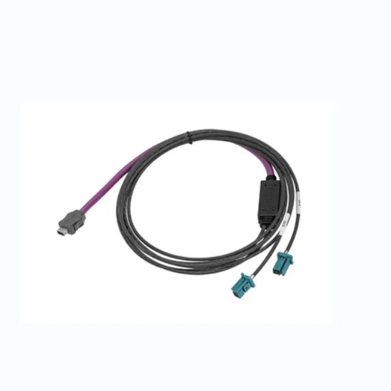 Automotive Cable HRS 10P IDC Type Male to 2P Female + 2P Male CAT.6A SFTP FL09YBCY2*0.14mm