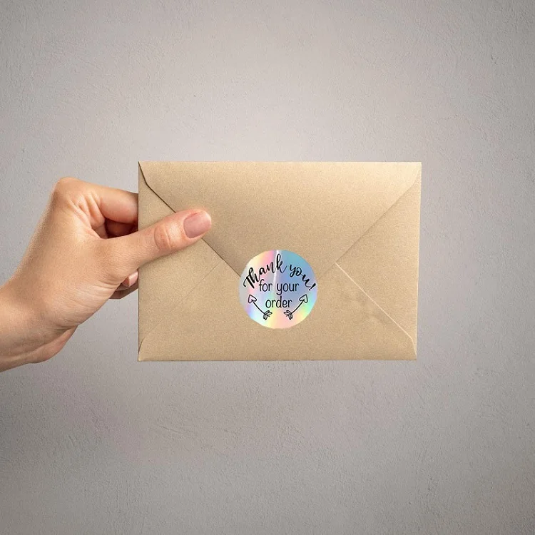 Custom cosmetic Logo Sticker waterproof Self Adhesive Vinyl Roll bottle packaging Label custom Brown kraft paper stickers