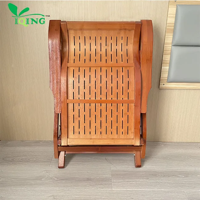 Rocking balcony household leisure folding adult elderly lunch break living room wood living room folding rocking dining chairs