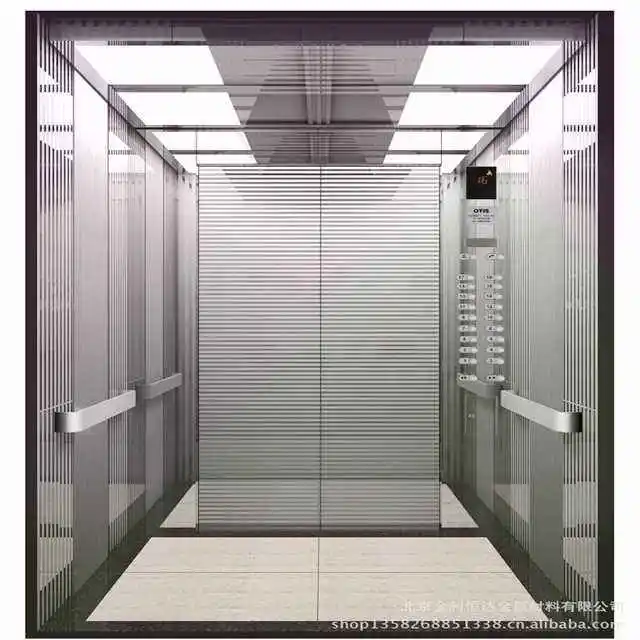 FUJI Manufacturer 630kg Stainless Steel Elevator Cabin for Passenger