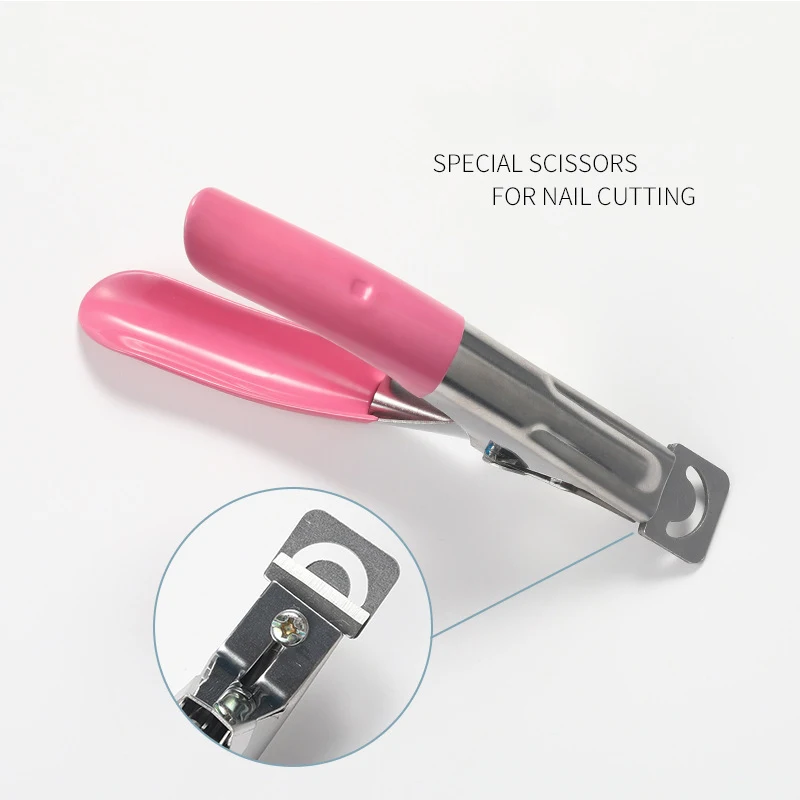 High Quality Stainless Steel Nail Art French U Shape UV Gel Nail Clipper for Thick Nails