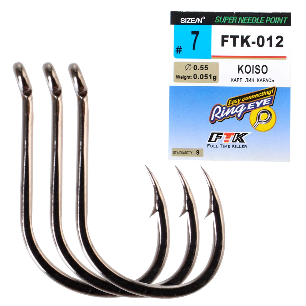 FTK-012-KOISO Factory Direct Ready Ship Circle Hook All Accessories For Fish Shop Store Hook Saltwater Fishing Fishing Hooks