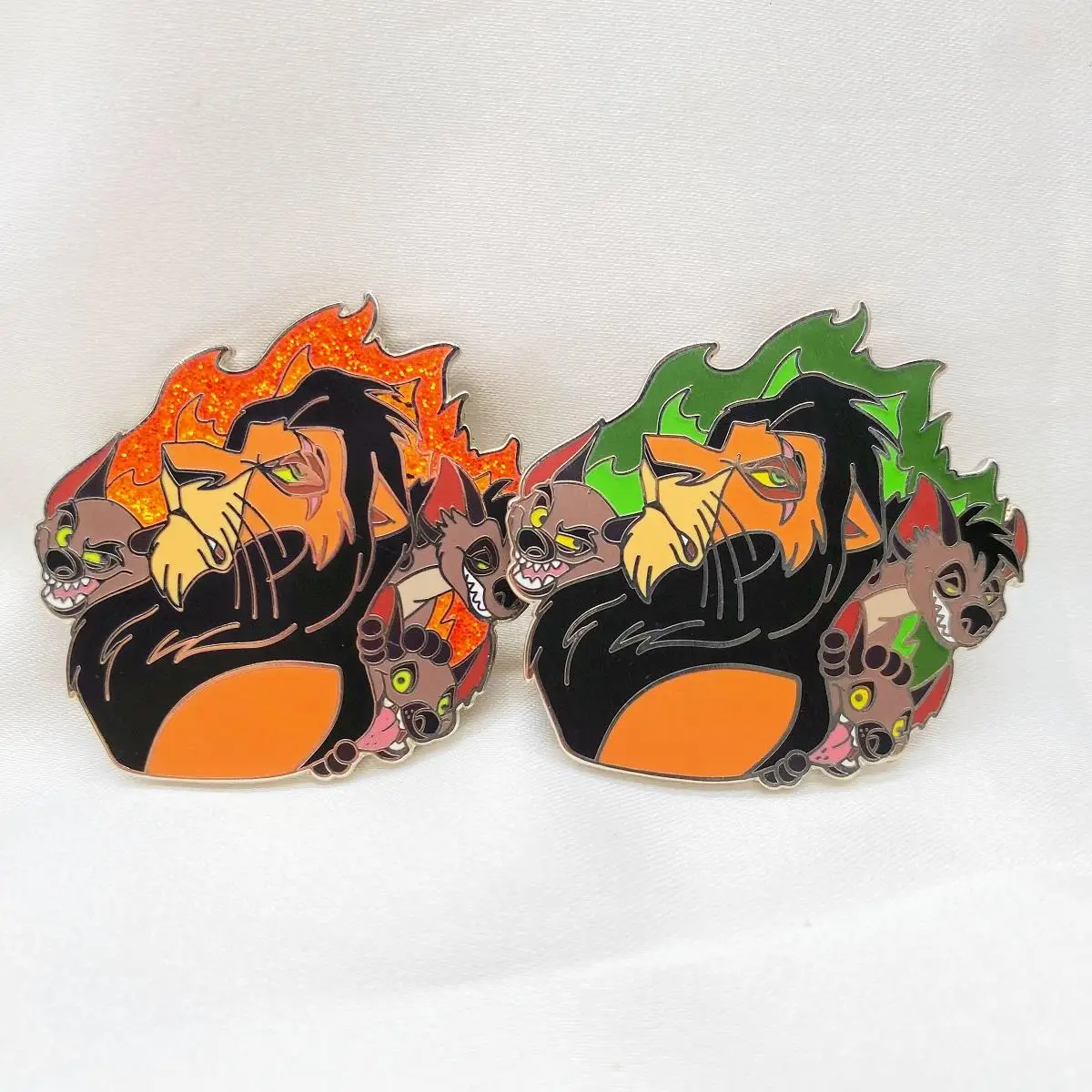 High Quality Rude Hype Beast Tiger Lion Animals Dyed Metal Enamel Pins