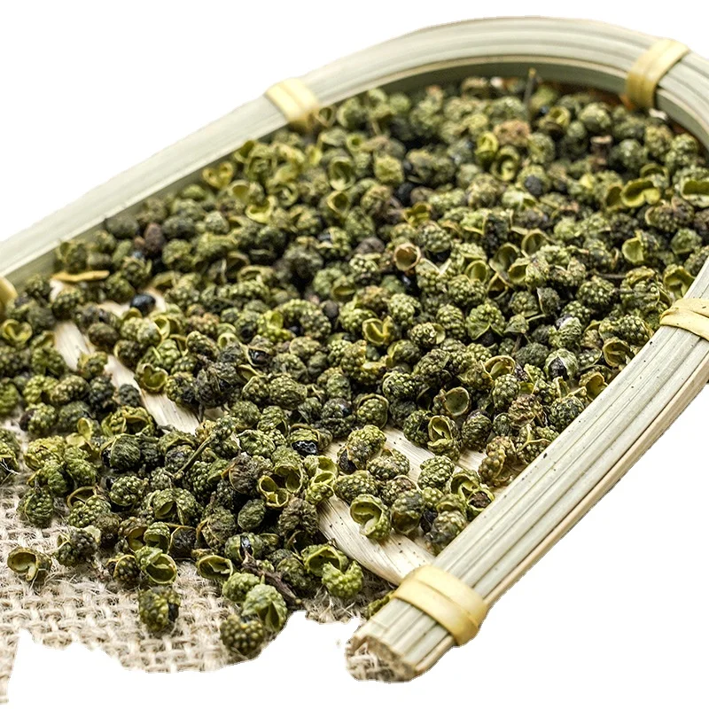 Высококачественный зеленый перец Сычуань, ароматный и уникальный аромат, хорошо подходит для кухни с мясом и рыбой