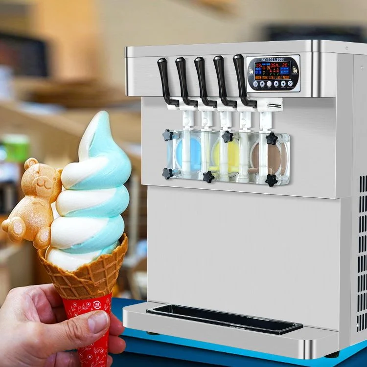 Коммерческий мягкий Смеситель Для Мороженого softserve автоматическая Торговая цена мини-аппарат для мороженого taylor