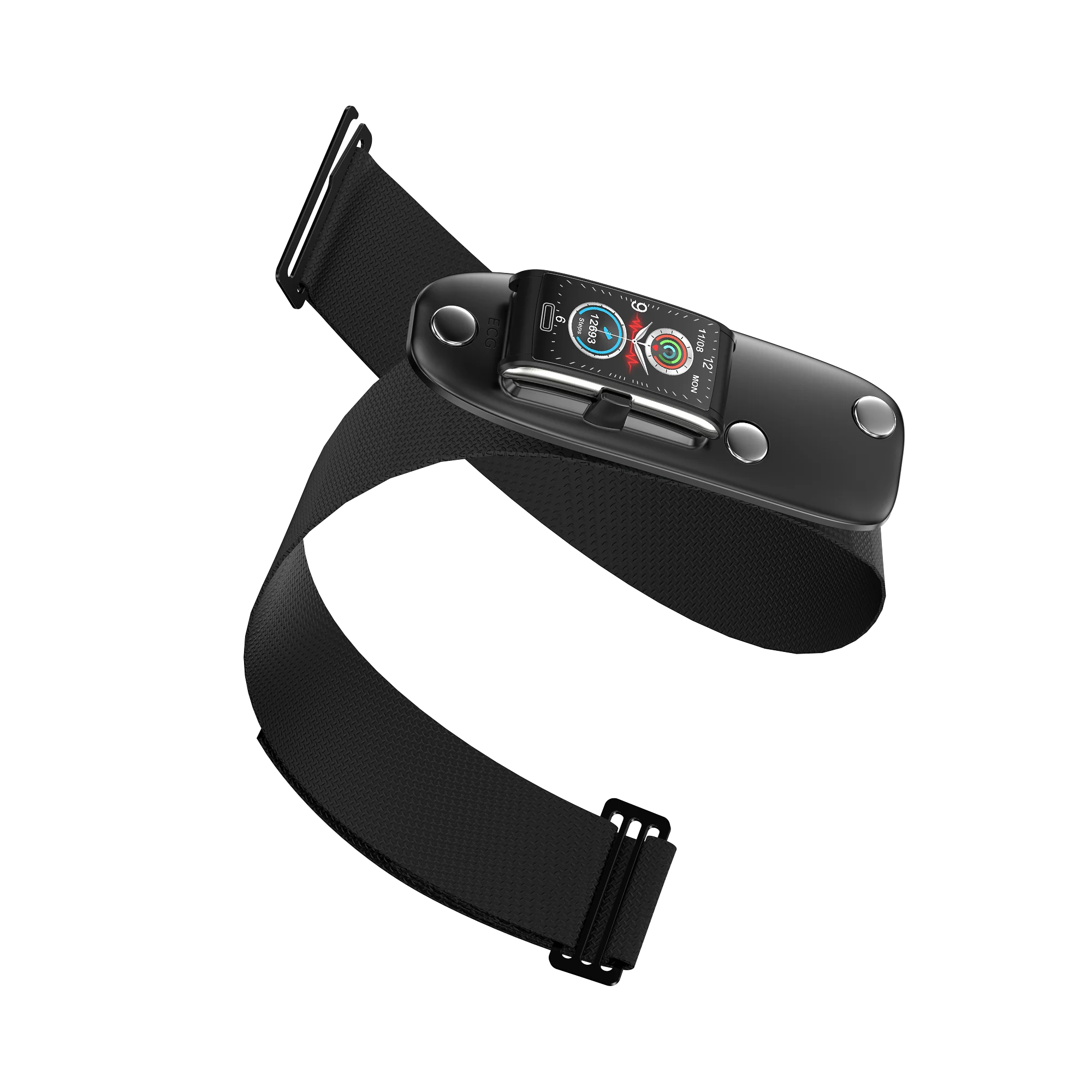 Non Invasive Blood Pressure Blood Sugar Ecg Monitoring Wrist Meter Bracelet Smart Watch Glucose Monitor Smartwatch