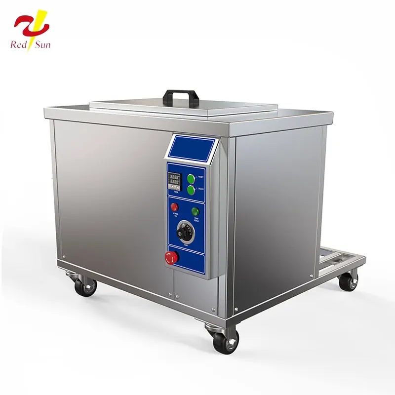 Industrial Ultrasonic cleaning equipment hot air circulation automatic drying high power single-slot ultrasonic cleaning machine