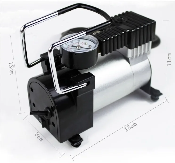 High Quality High Power Car Small Portable air Pump Made of Metal