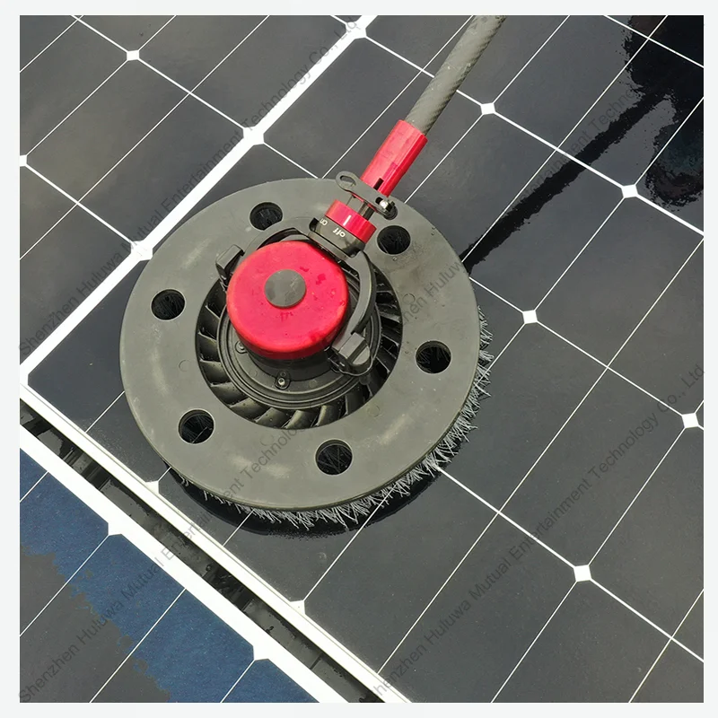 Factory outlet 3.6m solar panel cleaning brush handheld cleaning solar panel automatic cleaning robot