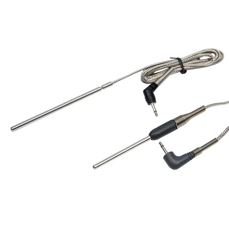 High Quality Platinum RTD PT100 PT1000 Temperature Sensor Probe with Jack Plug for BBQ Grill