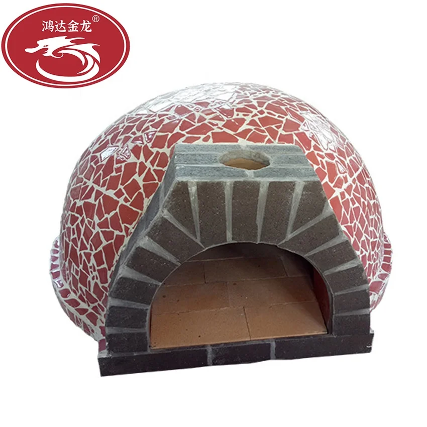 Итальянская уличная духовка для пиццы woodfire 500 градусов, круглая керамическая печь для выжигания, встроенные духовки для пиццы, цена