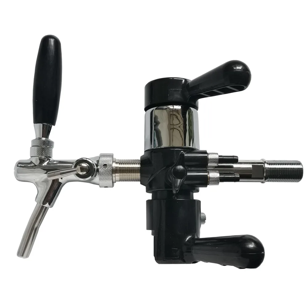 Beer Bottle Tap De-foaming for PET Bottle with Homebrew Beer Tap Faucet G5/8 Adjustable Beer Faucets