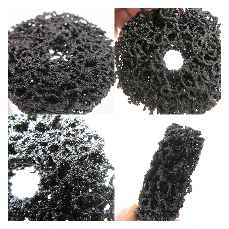 2 Inch 50mm Silicon Carbide Strip&Clean Disc Sanding Disc Diamond Grinding Disc for Removal Rust Paint Blocking Materials