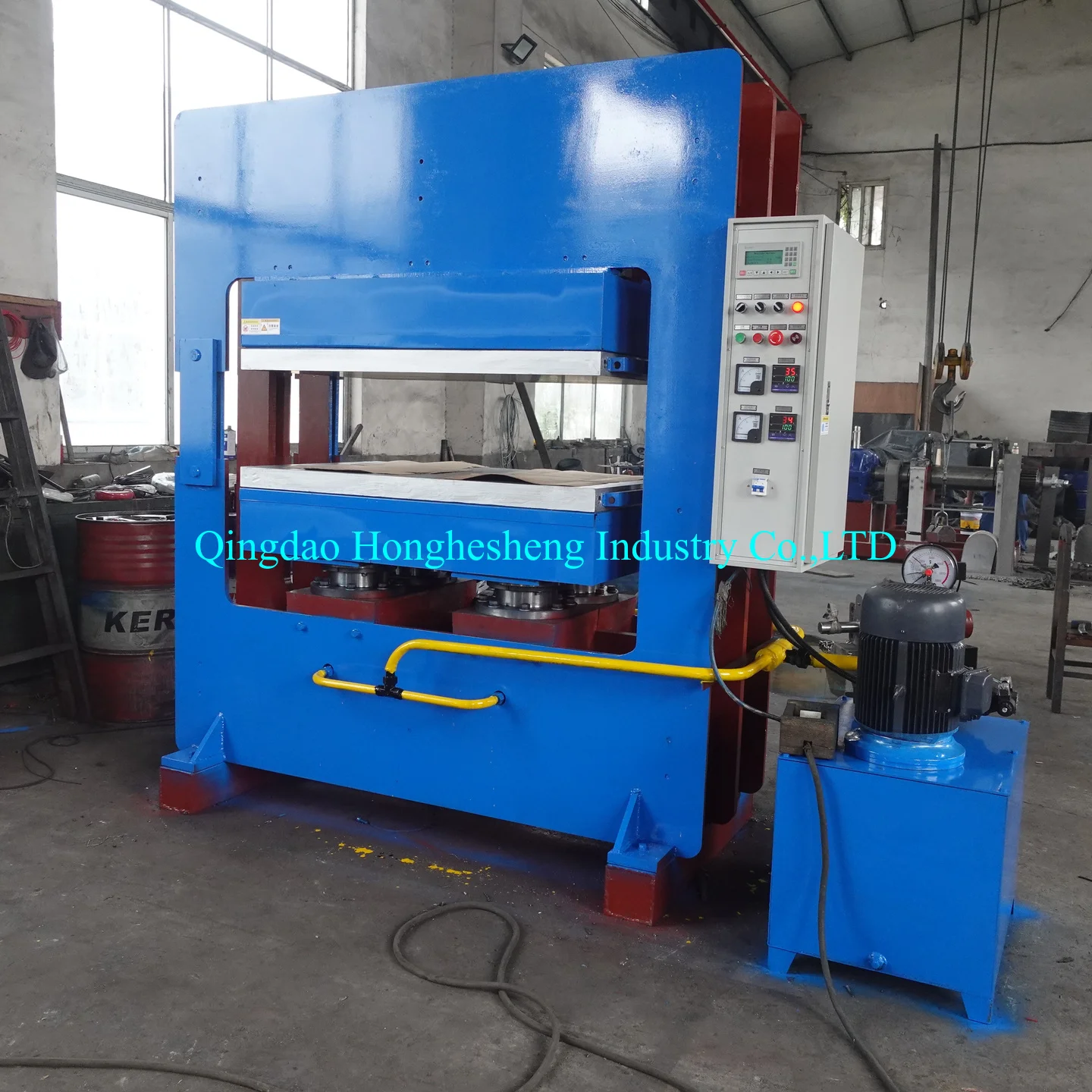 Marine D type rubber anti-collision vulcanizing machine