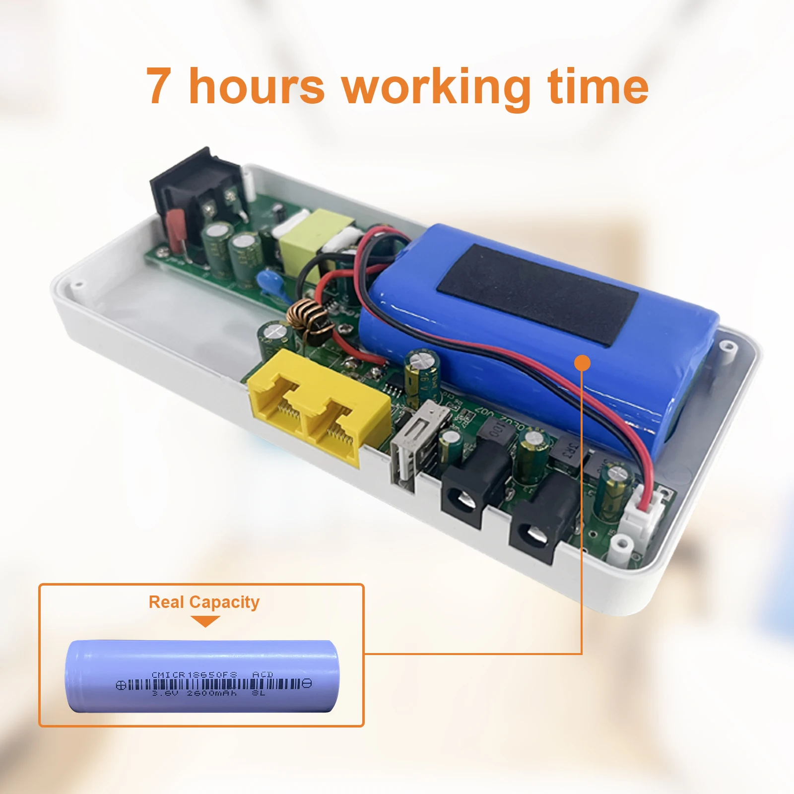 WGP POE5V 9V 12V 24V 48V POE  Mini UPS for wifi router ONU CPE 8800mAh DC Battery  DC mini ups