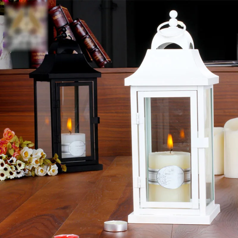 
Christmas GLASS And Metal Lantern hanging lantern 