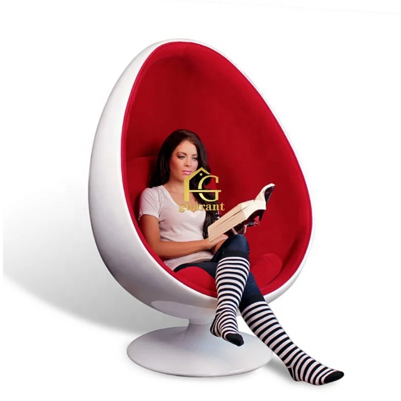 stereo pod Alpha shell modern furniture swivel leisure lounge fiberglass speaker chairs